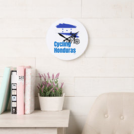 Honduras Cycling Reloj de Pared Grote Klok