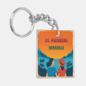 Honduras EL PARAISOtro poster Sleutelhanger (Voorkant Links)