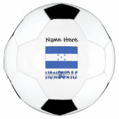 Honduras en Hondurese vlag met Jouw naam Voetbal B (Voorkant)