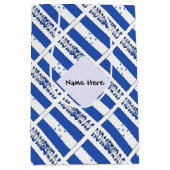 Honduras en Hondurese vlag verbonden met Jouw naam Medium Cadeauzakje (Voorkant)