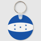 Honduras Fisheye Flag Sleutelhanger (Voorkant)