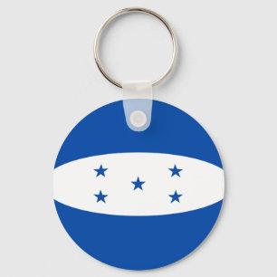 Honduras Fisheye Flag Sleutelhanger