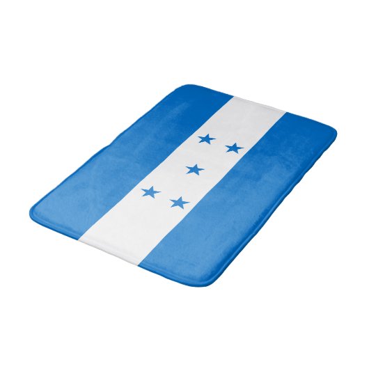 Honduras Flag Badmat (Gekanteld)