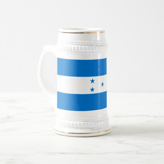 Honduras Flag Bierpul (Voorkant links)