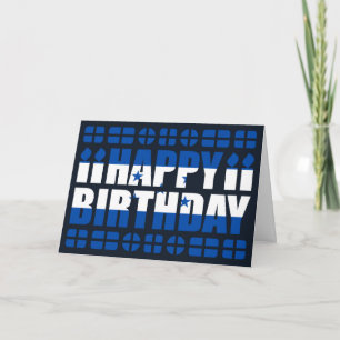 Honduras Flag Birthday Card Kaart