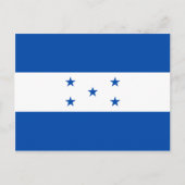 Honduras Flag Briefkaart (Voorkant)