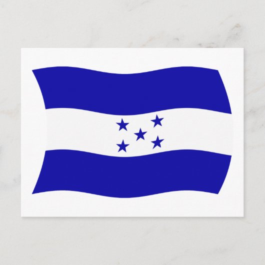 Honduras Flag Briefkaart (Voorkant)