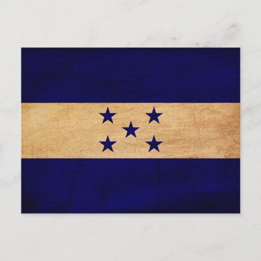 Honduras Flag Briefkaart (Voorkant)