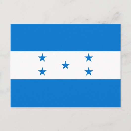Honduras Flag Briefkaart (Voorkant)