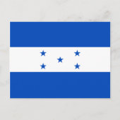 Honduras Flag Briefkaart (Voorkant)