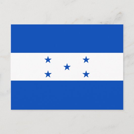 Honduras Flag Briefkaart (Voorkant)