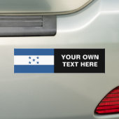 Honduras Flag Bumpersticker (Op auto)