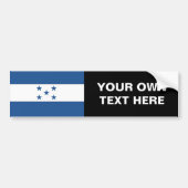 Honduras Flag Bumpersticker (Voorkant)