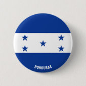 Honduras Flag Charming Patriotic Button (Voorkant)