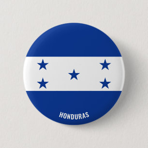 Honduras Flag Charming Patriotic Button