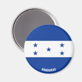 Honduras Flag Charming Patriotic Magneet (Voorkant / Achterkant)