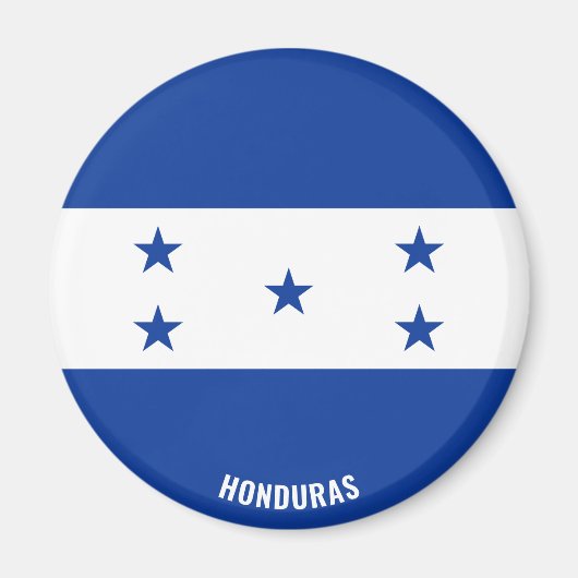Honduras Flag Charming Patriotic Magneet (Voorkant)
