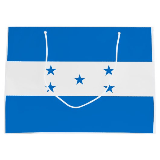 Honduras Flag Groot Cadeauzakje (Voorkant)