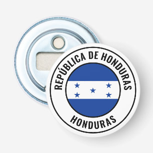Honduras Flag: groots patriottische bottenopener Button Flesopener