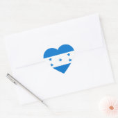 Honduras Flag Hart Sticker (Envelop)