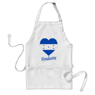 Honduras Flag Heart Standaard Schort