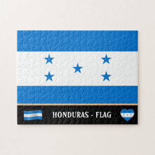 Honduras Flag & Honduras Land/Honduras Legpuzzel