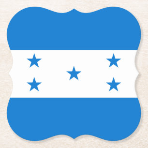 Honduras Flag Kartonnen Onderzetters