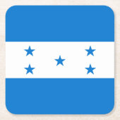 Honduras Flag Kartonnen Onderzetters (Voorkant)
