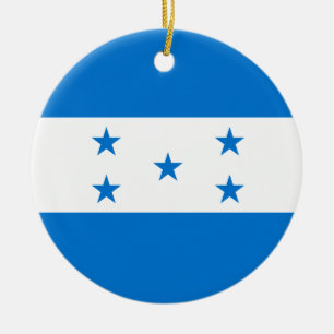 Honduras Flag Keramisch Ornament