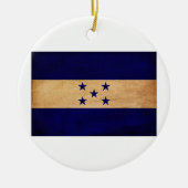 Honduras Flag Keramisch Ornament (Voorkant)