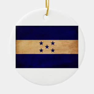 Honduras Flag Keramisch Ornament