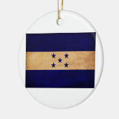 Honduras Flag Keramisch Ornament (Links)