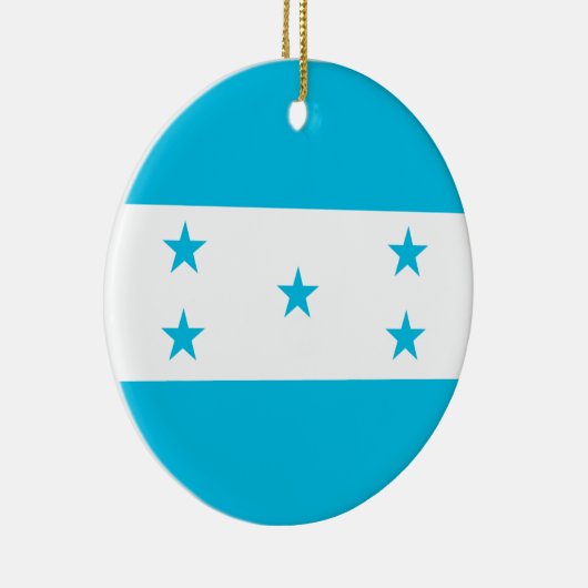 Honduras Flag Keramisch Ornament (Rechts)