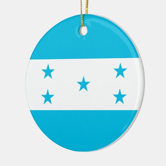 Honduras Flag Keramisch Ornament (Links)
