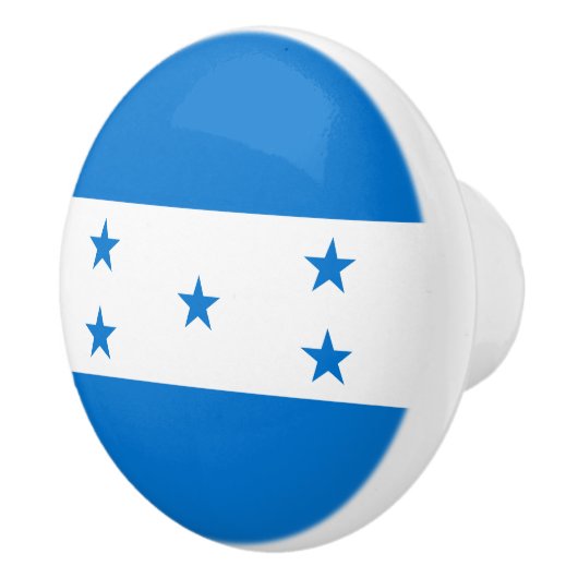 Honduras Flag Keramische Knop (Rechts)