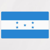 Honduras Flag Labels (Design 2)