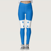 Honduras Flag Leggings (Voorkant)