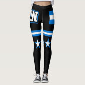 Honduras Flag Leggings (Voorkant)