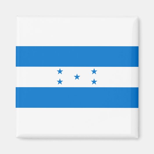 Honduras Flag Magneet (Voorkant)