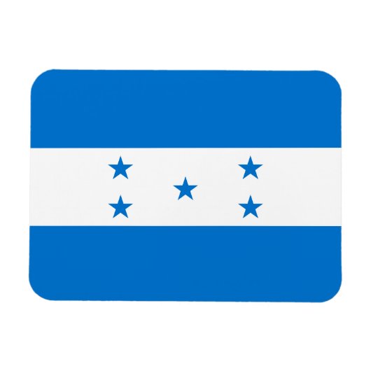 Honduras Flag Magneet (Horizontaal)
