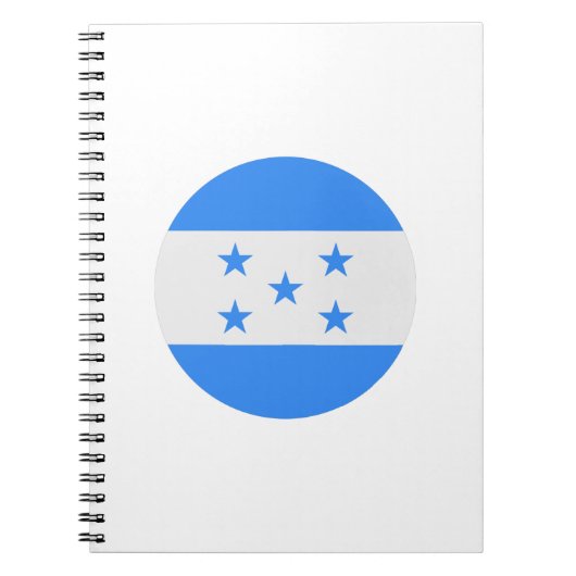 Honduras Flag Notitieboek (Voorkant)