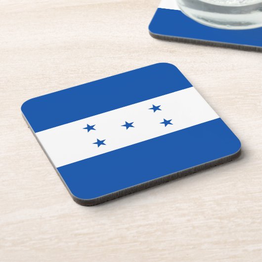 Honduras Flag Onderzetter (Linkerzijde)