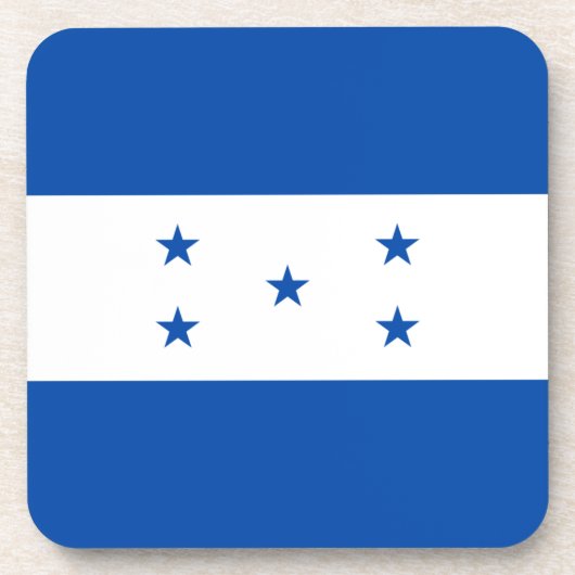 Honduras Flag Onderzetter (Voorkant)