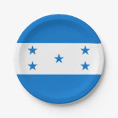 Honduras Flag Papieren Bordje (Voorkant)