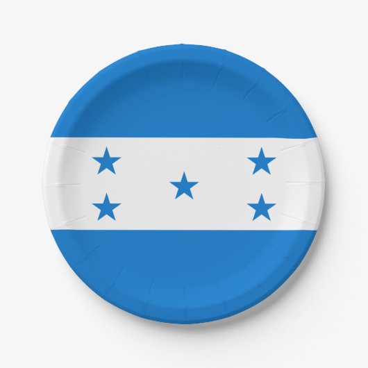 Honduras Flag Papieren Bordje (Voorkant)
