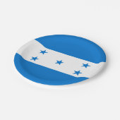 Honduras Flag Papieren Bordje (Gekanteld)