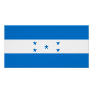 Honduras Flag Perfect Poster