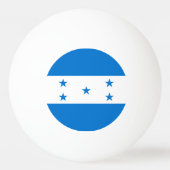 Honduras Flag Pingpongbal (Voorkant)