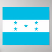 Honduras Flag Poster (Voorkant)