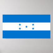 Honduras Flag Poster (Voorkant)